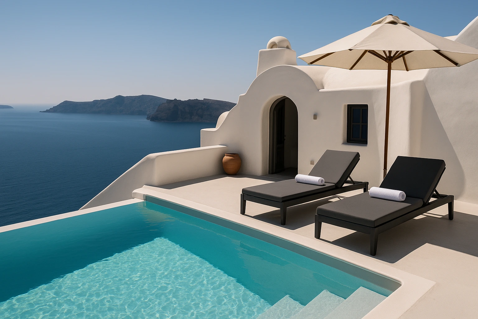 Private Luxury Villa with private pool in Santorini